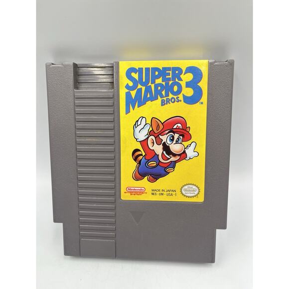 Super Mario Bros. 3 Nintendo NES Game Cart Only Tested Cleaned Working - Picture 1 of 5